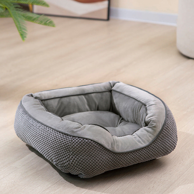Soft Faux Fur Crate Bed for Stress-Free Dog Naps