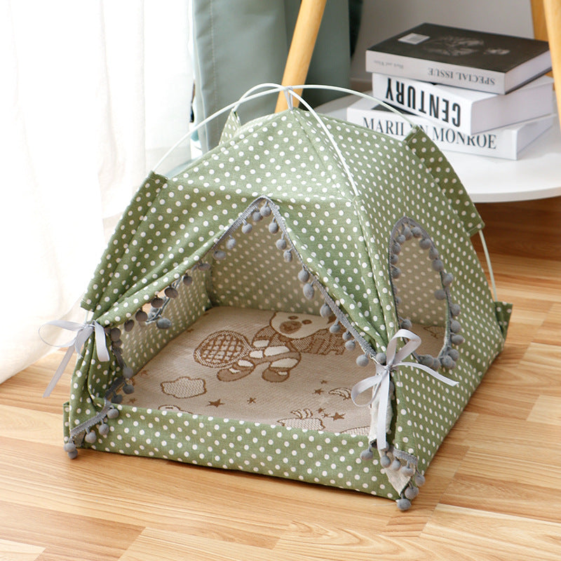 Cozy Cat Tent Bed for Safe, Peaceful Naps