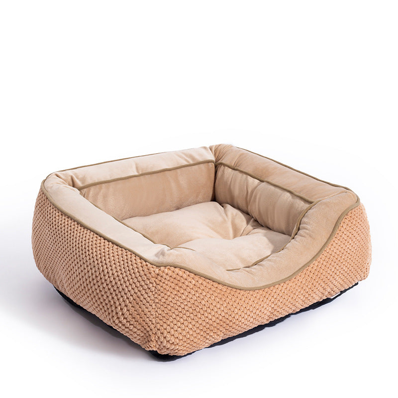 Soft Faux Fur Crate Bed for Stress-Free Dog Naps